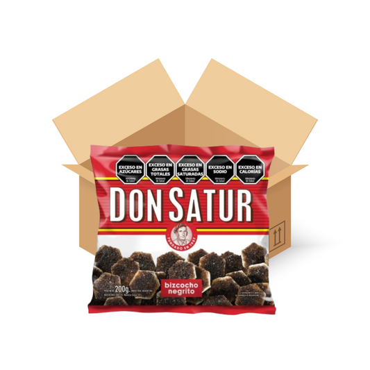 Bizcochito Don Satur Negros 200g Caja de 30 Unidades