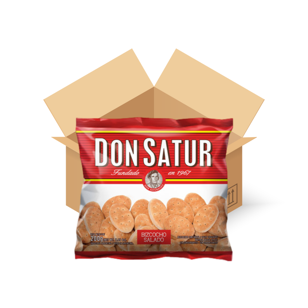 Bizcochito Don Satur Salados 200g Caja de 30 Unidades