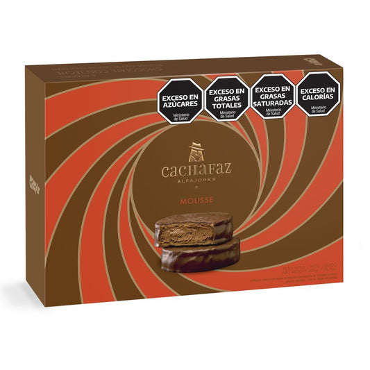 Alfajor Cachafaz Mousse Caja 12 Unidades